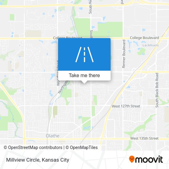 Millview Circle map