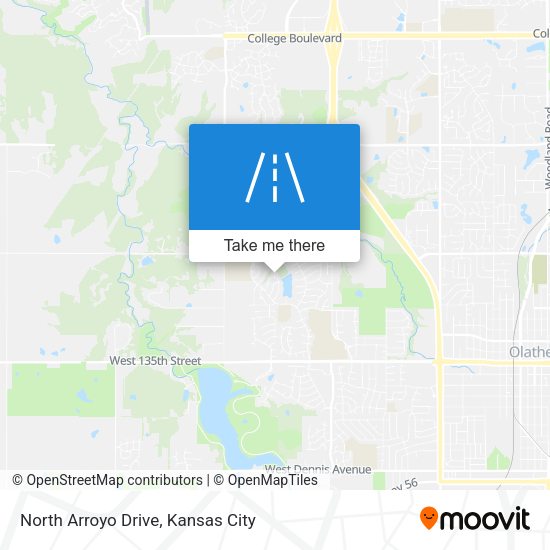 Mapa de North Arroyo Drive