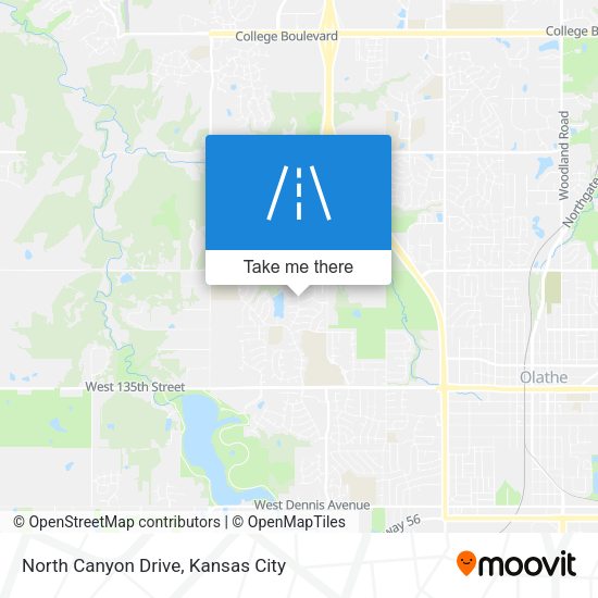 Mapa de North Canyon Drive