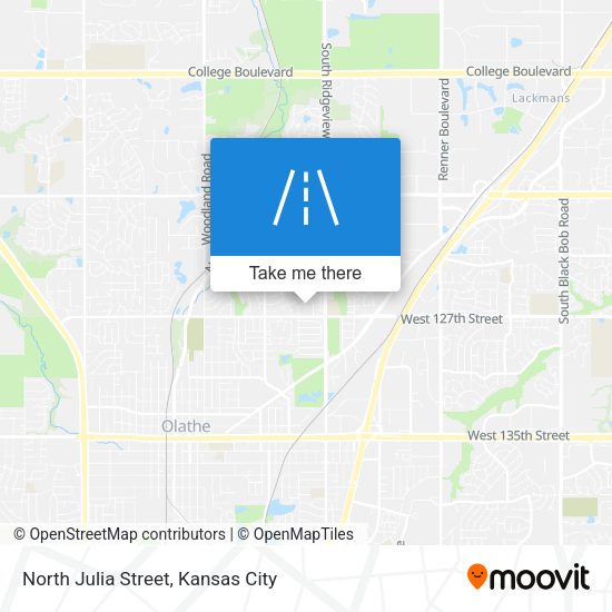 North Julia Street map