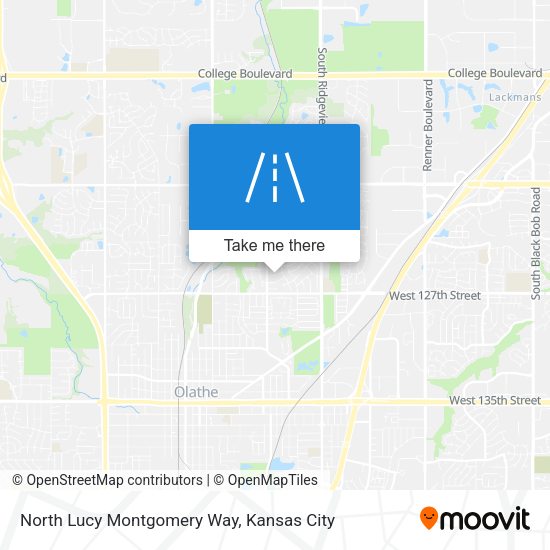 Mapa de North Lucy Montgomery Way