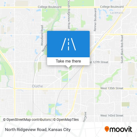 Mapa de North Ridgeview Road