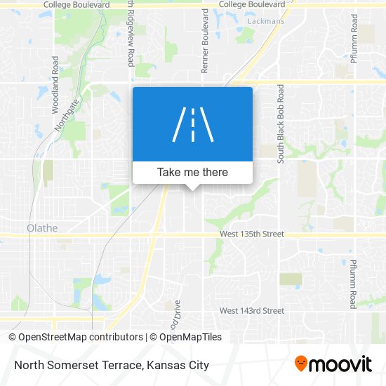 North Somerset Terrace map