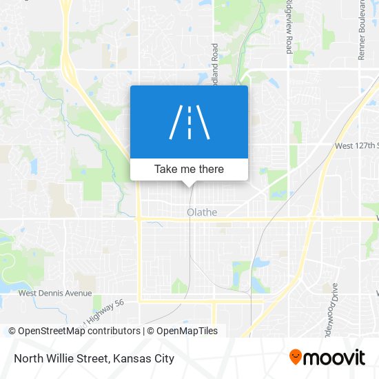 North Willie Street map