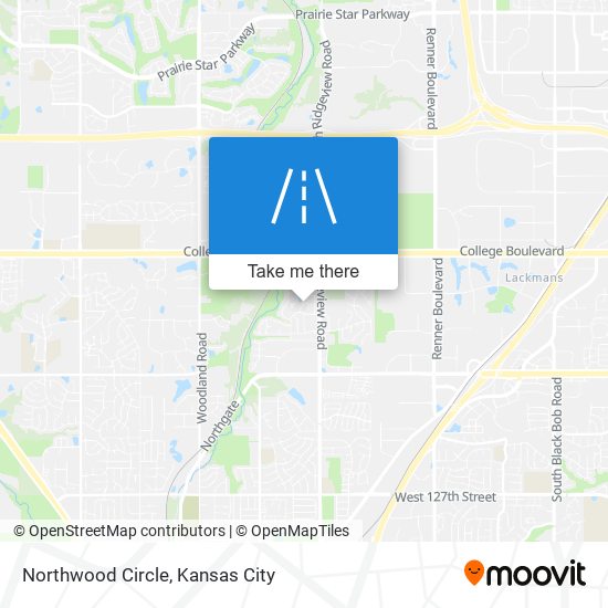 Mapa de Northwood Circle