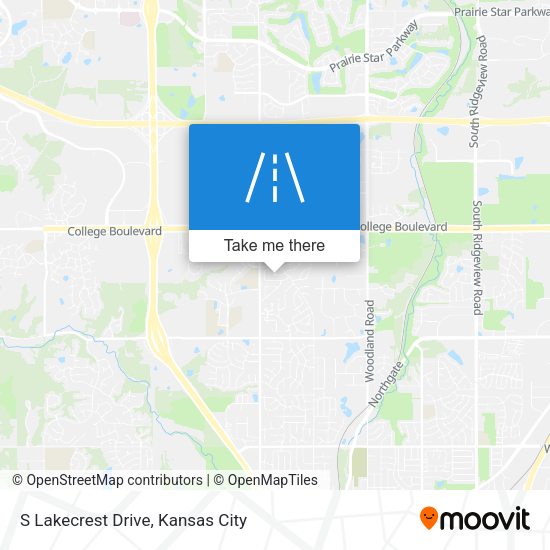 S Lakecrest Drive map