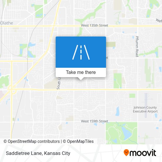 Saddletree Lane map