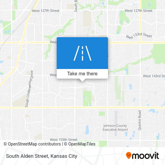 South Alden Street map