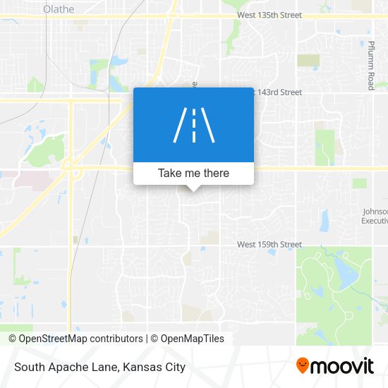 Mapa de South Apache Lane