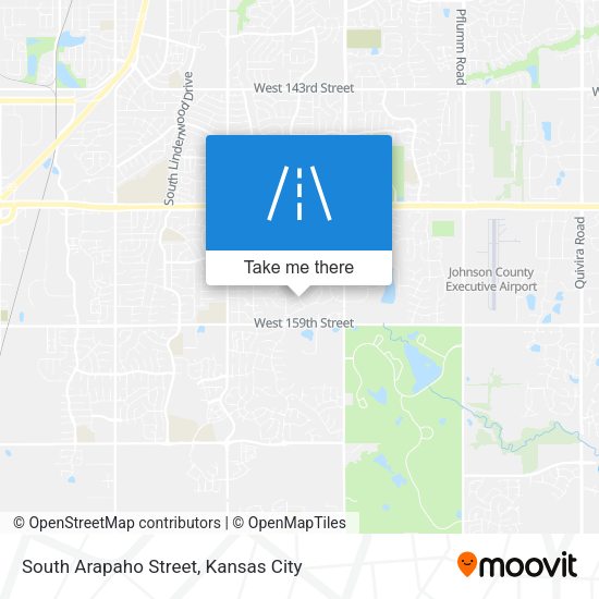 South Arapaho Street map