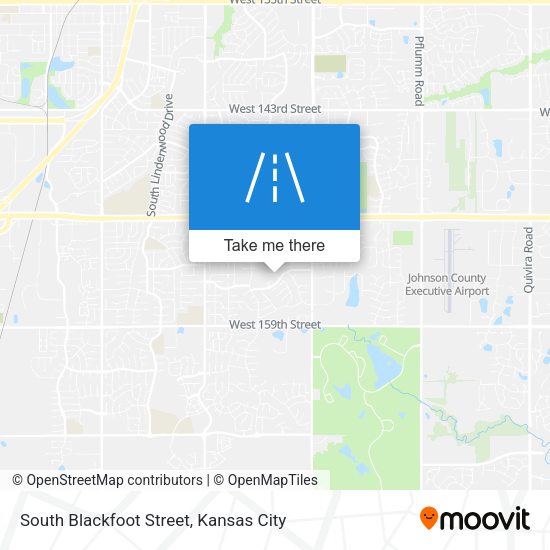 South Blackfoot Street map