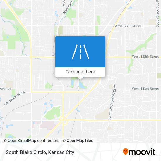 South Blake Circle map