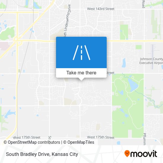 South Bradley Drive map