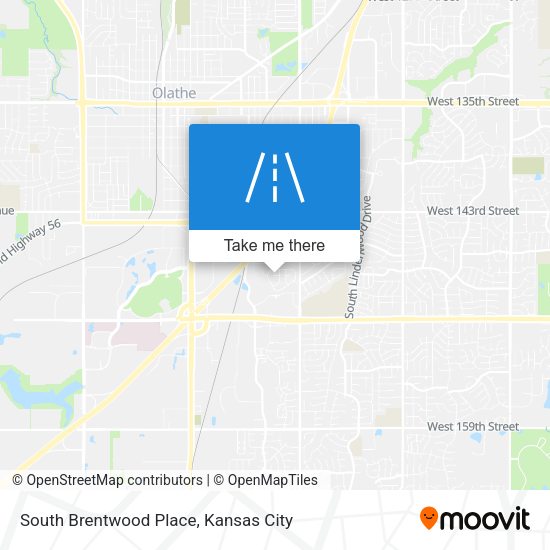 South Brentwood Place map