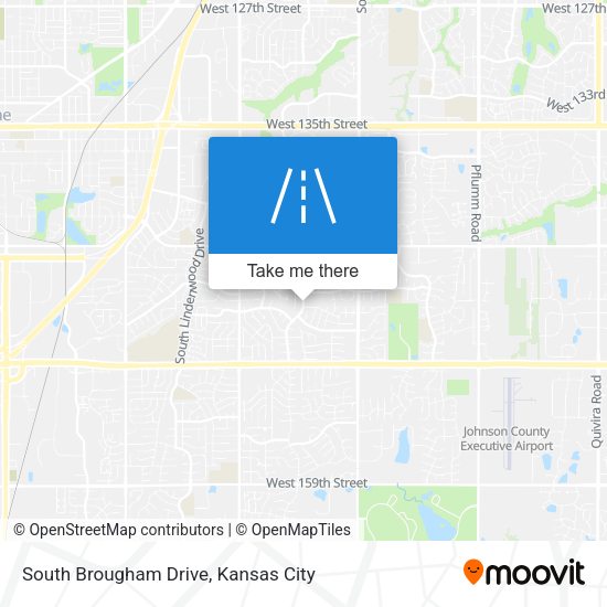 South Brougham Drive map