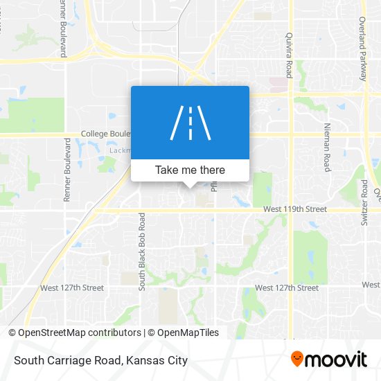 South Carriage Road map