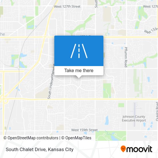 South Chalet Drive map