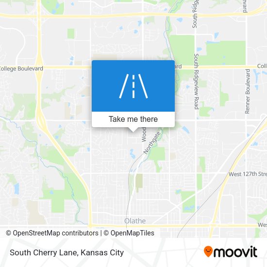 Mapa de South Cherry Lane