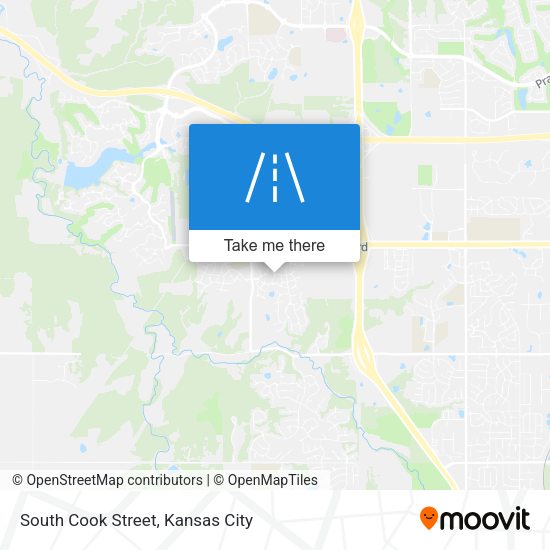 Mapa de South Cook Street