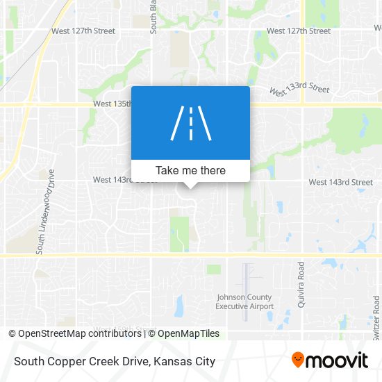 South Copper Creek Drive map