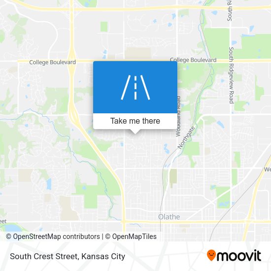 South Crest Street map