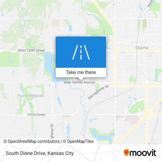 South Diane Drive map