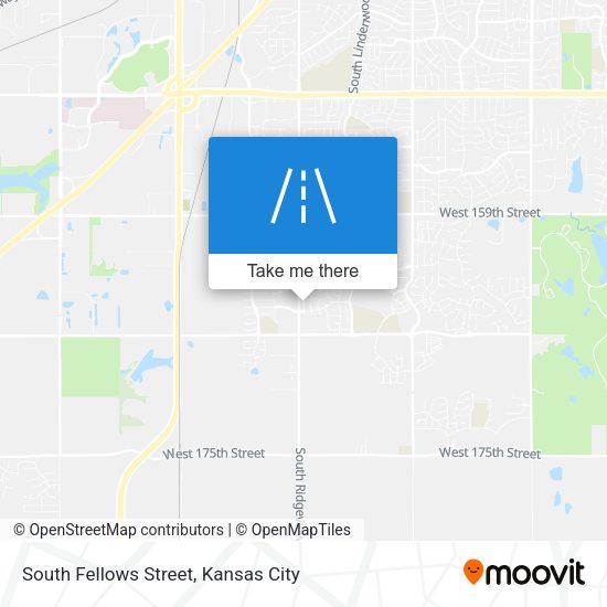 South Fellows Street map