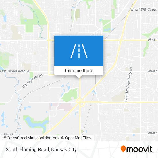 South Flaming Road map