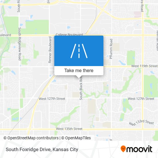 Mapa de South Foxridge Drive