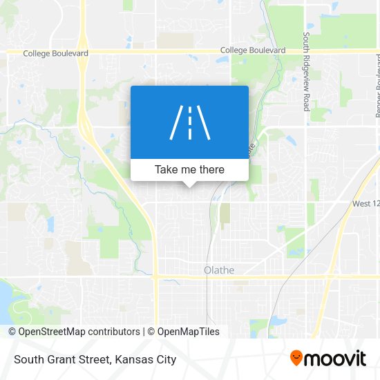 South Grant Street map