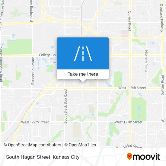 South Hagan Street map