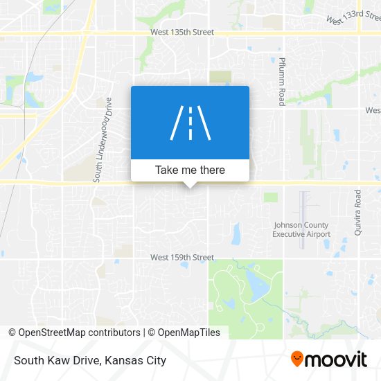 Mapa de South Kaw Drive