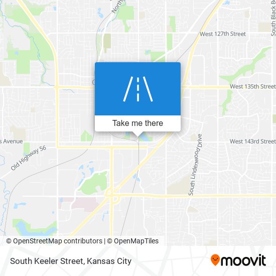 Mapa de South Keeler Street