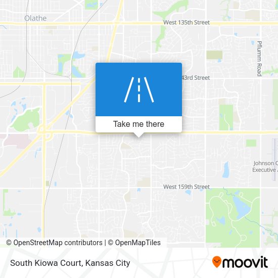 South Kiowa Court map