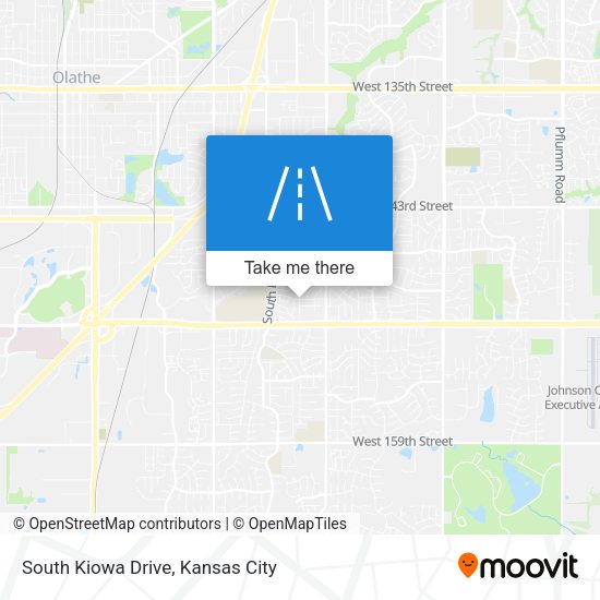 South Kiowa Drive map