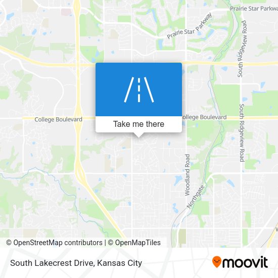 South Lakecrest Drive map