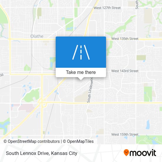 South Lennox Drive map