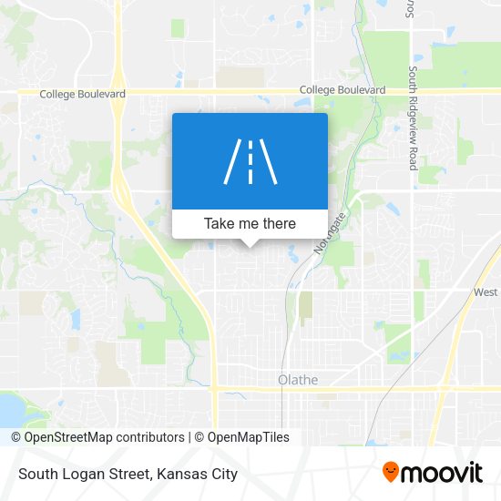 South Logan Street map