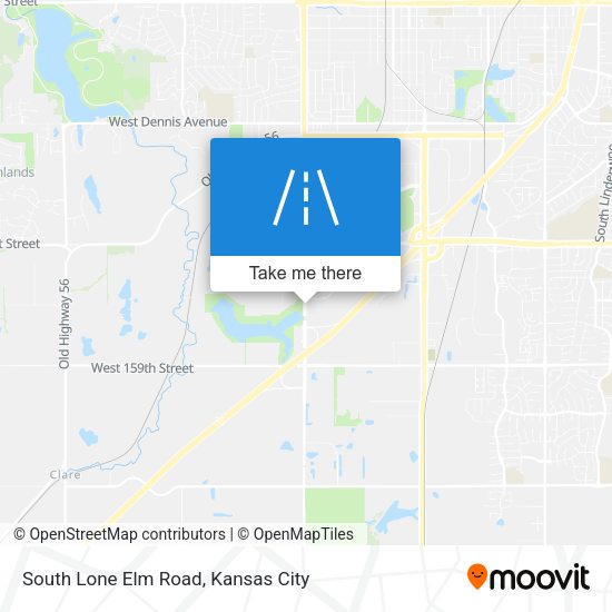 Mapa de South Lone Elm Road