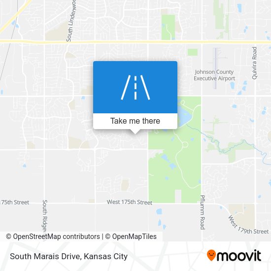 South Marais Drive map