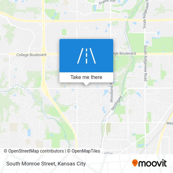 South Monroe Street map