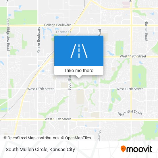 South Mullen Circle map