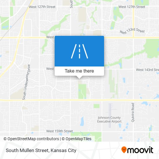 South Mullen Street map