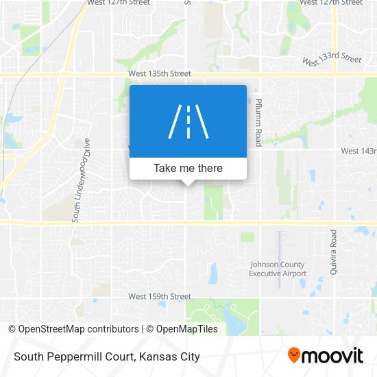 South Peppermill Court map
