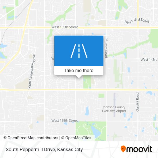 Mapa de South Peppermill Drive