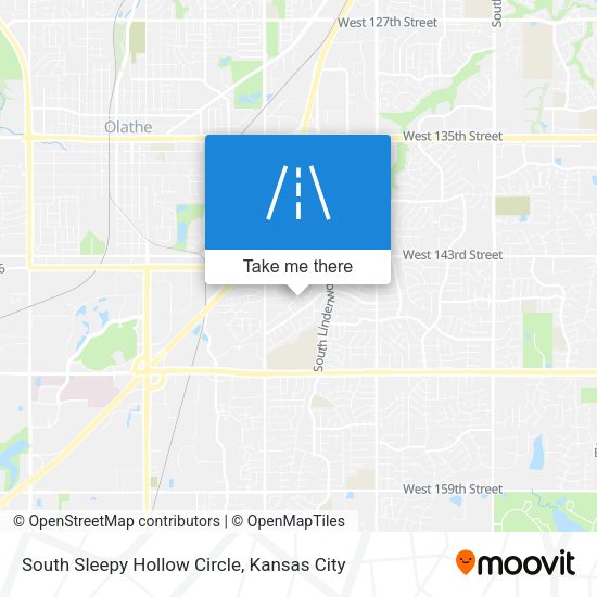 South Sleepy Hollow Circle map