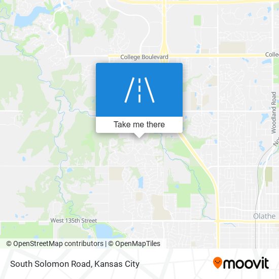 South Solomon Road map