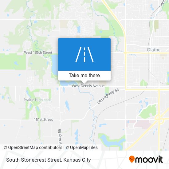 South Stonecrest Street map