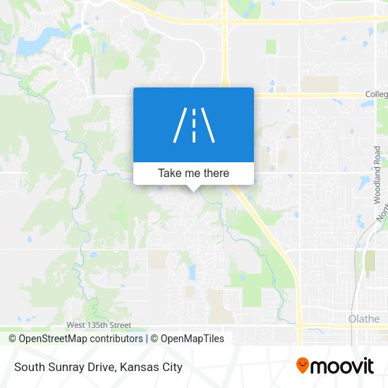 South Sunray Drive map