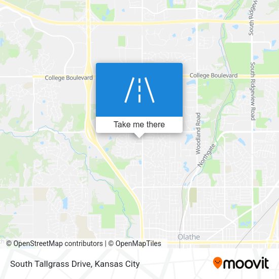 South Tallgrass Drive map